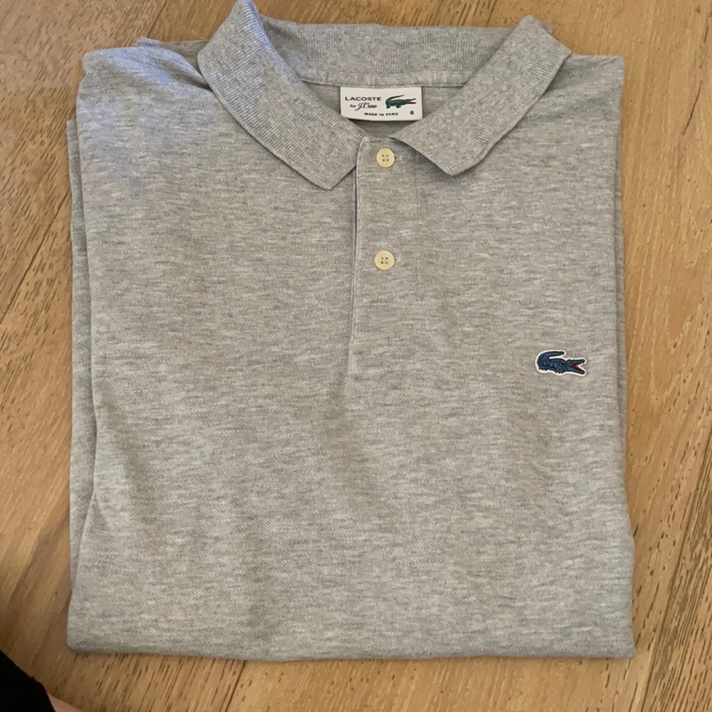 Cotton Lacoste for JCrew Polo